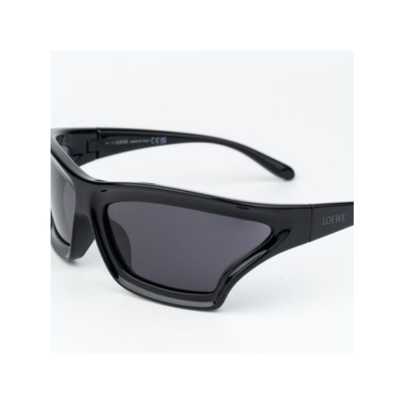 Loewe x PAULA\'S IBIZA Women Sunglasses Black Smoke Wraparound LW40143U 01A main image 6